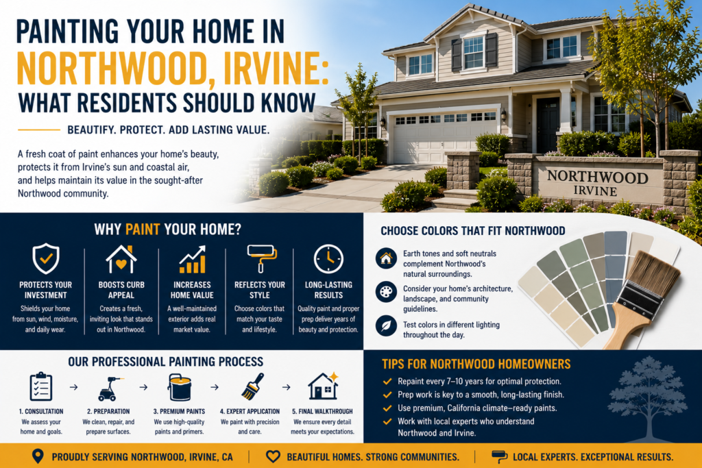 Painting Your Home in Northwood, Irvine: What Residents Should Know